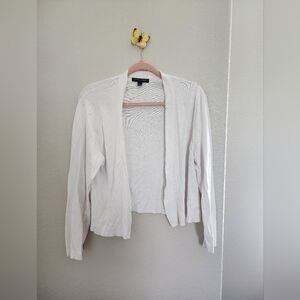 White XL Banana Republic cardigan